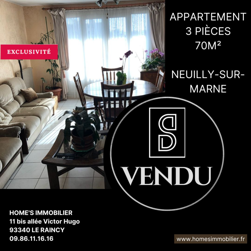 ALT=appartement vendu neuilly sur marne