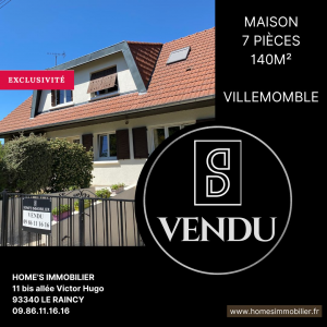 ALT=Maison vendu le raincy