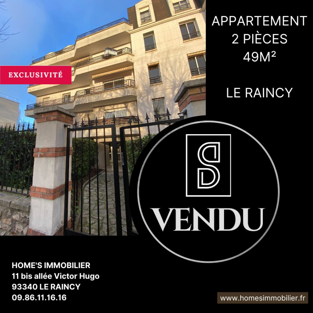 ALT=appartement à vendre le raincy