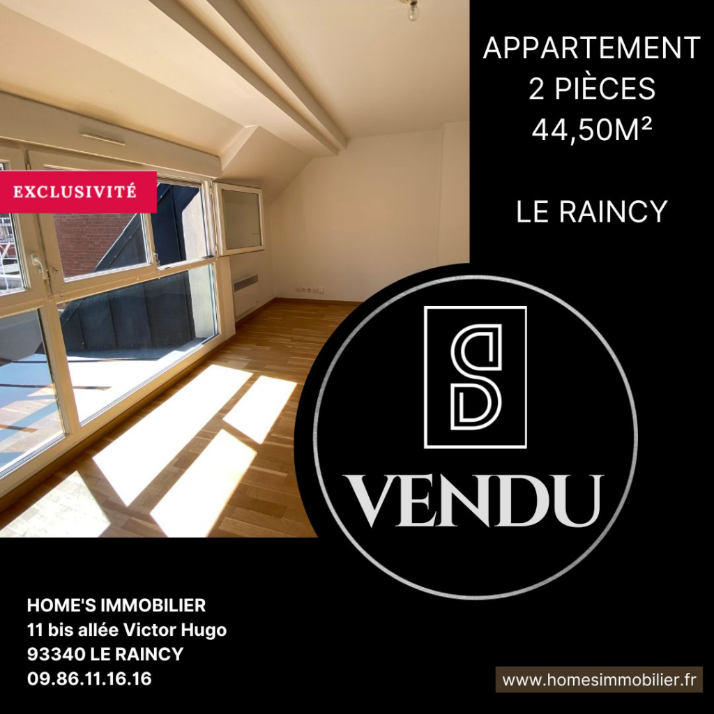 ALT=Appartement à vendre le raincy