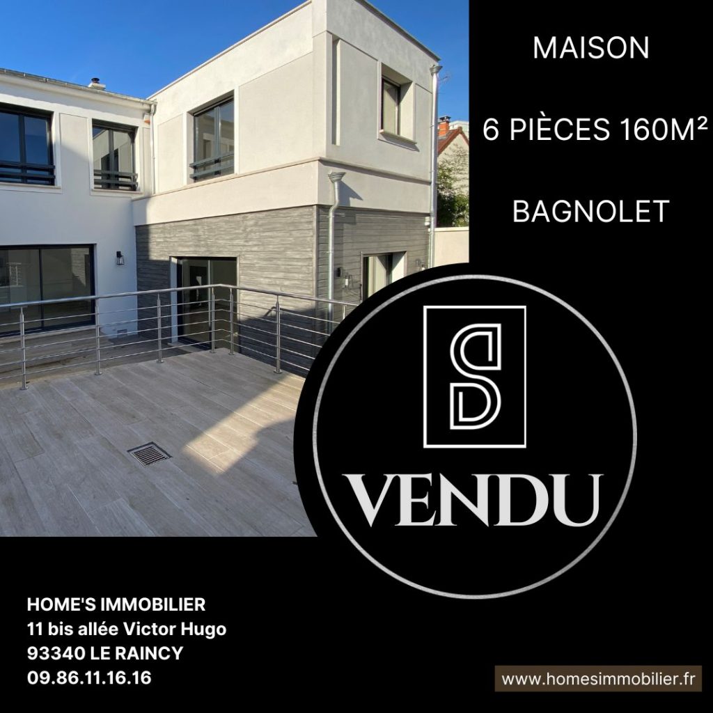 ALT=Maison à vendre Bagnolet