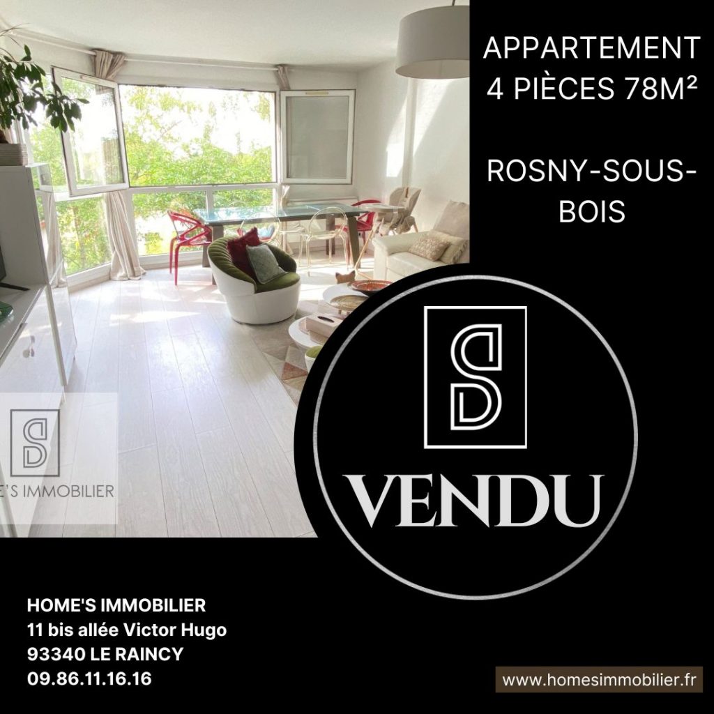 ALT=Appartement à vendre rosny sous bois