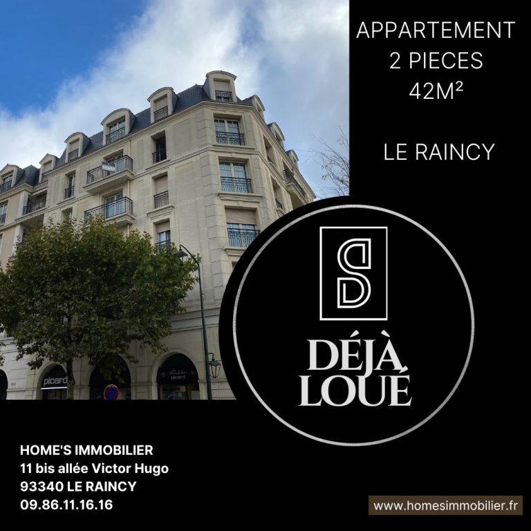 ALT=HOME'S IMMOBILIER Agence immobiliere Le Raincy agence immobiliere Villemomble estimation maison appartement LE RAINCY (5)