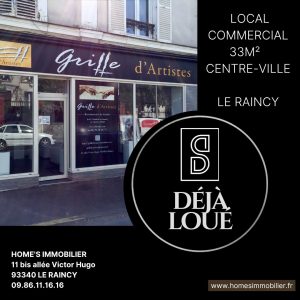 ALT=Local HOME'S IMMOBILIER Agence immobiliere Le Raincy agence immobiliere Villemomble estimation maison appartement LE RAINCY (4)