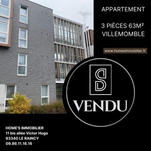 ALT=Appartement vendu Villemomble