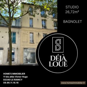 ALT=HOME'S IMMOBILIER Agence immobiliere Le Raincy agence immobiliere Villemomble estimation maison appartement BAGNOLET