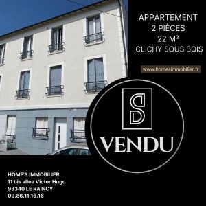 ALT=Appartement vendu clichy sous bois