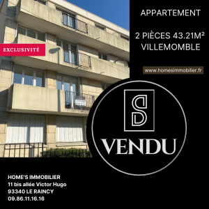 ALT=Appartement vendu Villemomble