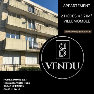 ALT=Appartement vendu Villemomble