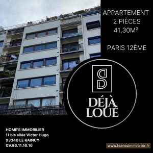 ALT=HOME'S IMMOBILIER Agence immobiliere Le Raincy agence immobiliere Villemomble estimation maison appartement PARIS 12