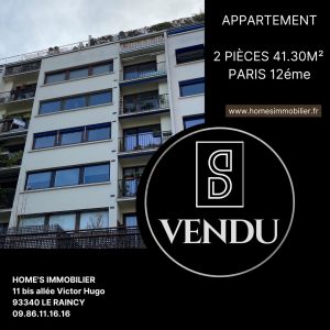 ALT=Appartement vendu paris