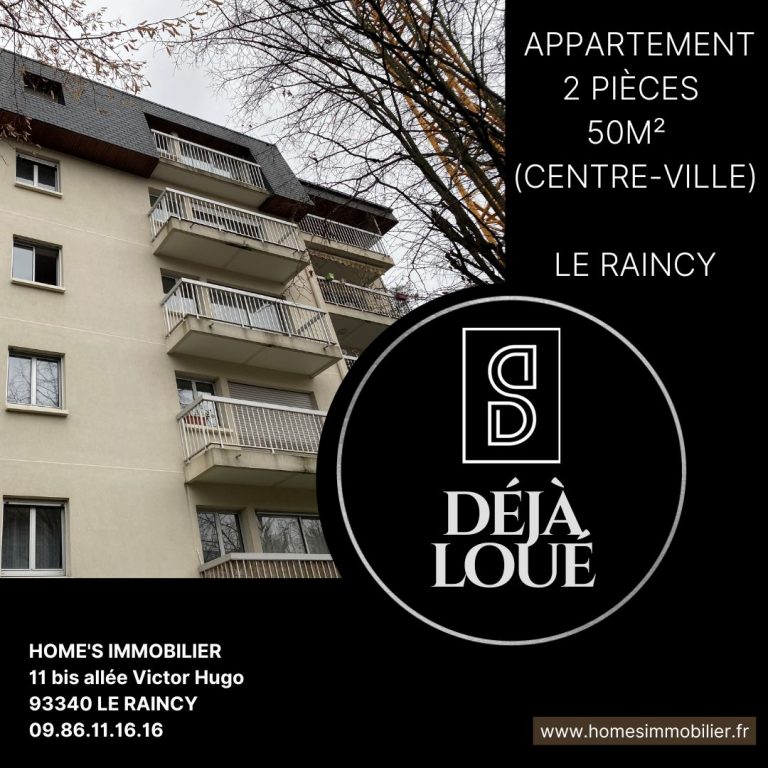 ALT=HOME'S IMMOBILIER Agence immobiliere Le Raincy agence immobiliere Villemomble estimation maison appartement LE RAINCY (3)