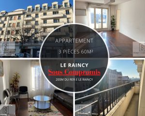 ALT=Appartement sous compromis le raincy