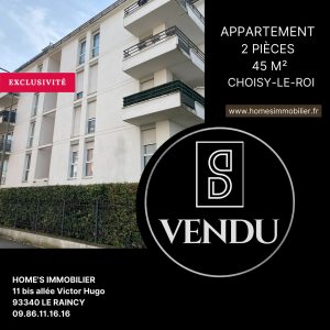 ALT=Appartement vendu choisy le roi
