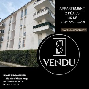ALT=Appartement vendu choisy le roi