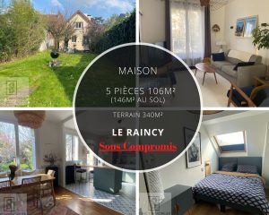 ALT=Maison sous compromis le raincy