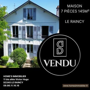 ALT=Maison à vendre LE RAINCY