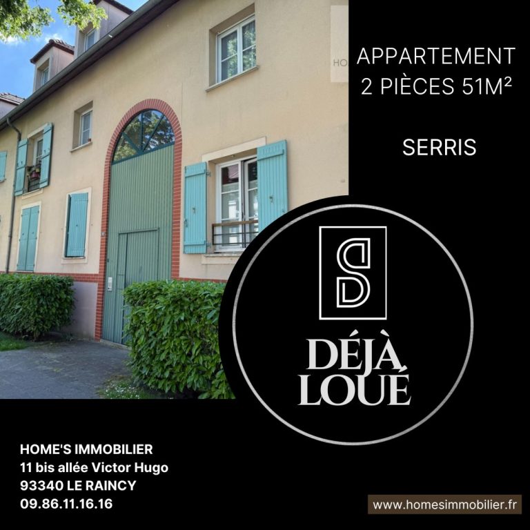 ALT=HOME'S IMMOBILIER Agence immobiliere Le Raincy agence immobiliere Villemomble estimation maison appartement SERRIS