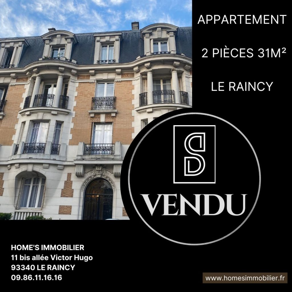ALT= Appartement à vendre le raincy