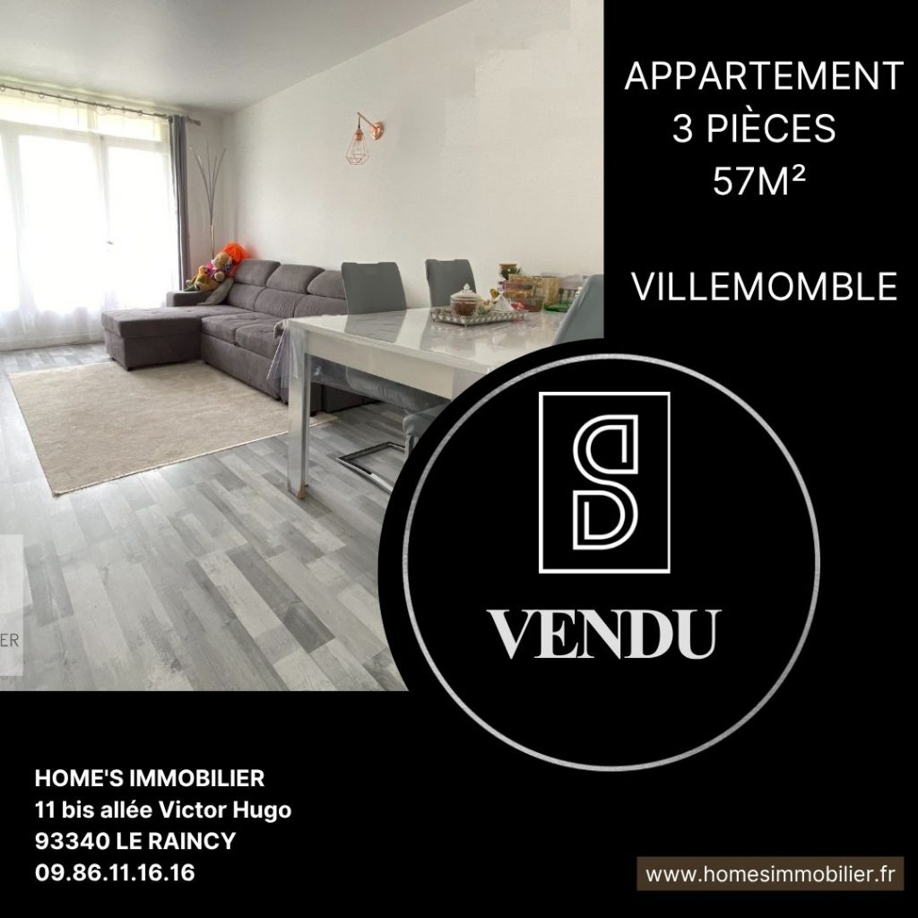 ALT=Appartement à vendre VILLEMOMBLE