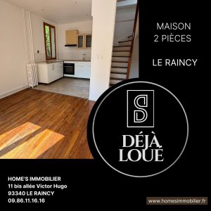 ALT=HOME'S IMMOBILIER Agence immobiliere Le Raincy agence immobiliere Villemomble estimation maison appartement LE RAINCY