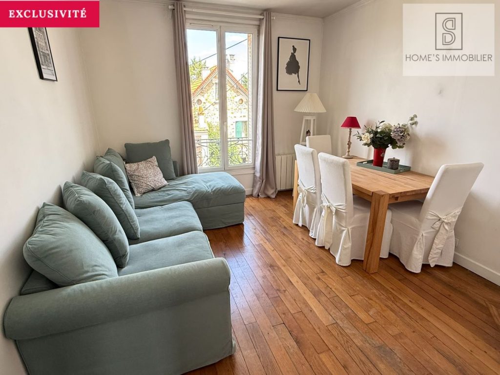 ALT=Appartement 3 pièces à vendre le raincy Home's immobilier agence immobilière